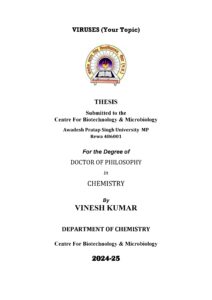 Editable Cover Page for PhD Thesis